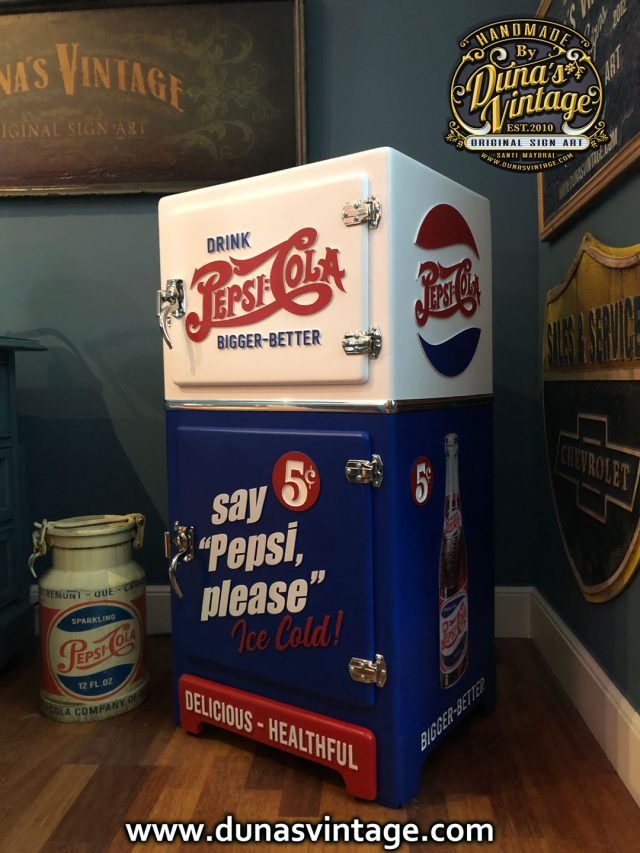 Heladera Personalizada de Pepsi-Cola de los años 30