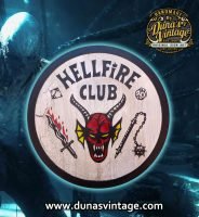 Cartel de Madera HELLFIRE CLUB.