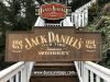 Cartel de Madera Jack Daniel´s Whiskey efecto oxido.