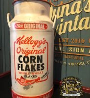 Lechera de Aluminio de 40L. Kellogg´s Corn flakes.