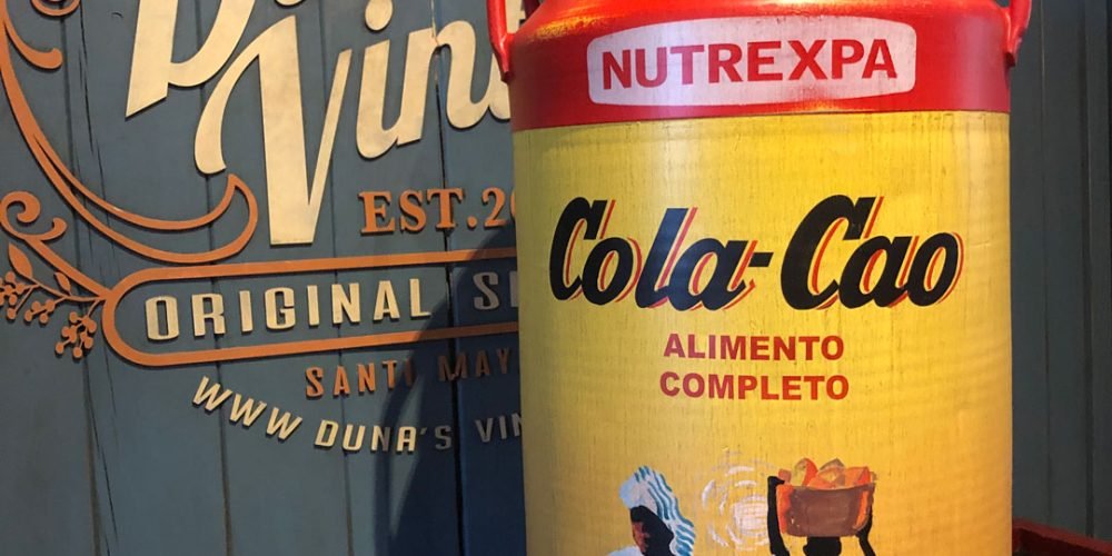 Lechera de Aluminio de 40L. Cola-Cao.