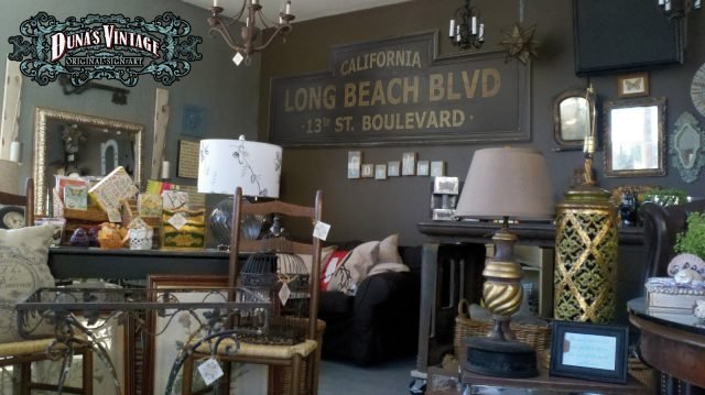 Cartel de madera LONG BEACH BLVD