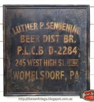 Réplica Cartel LUTHER P. SENSENING, Duna´s Vintage.