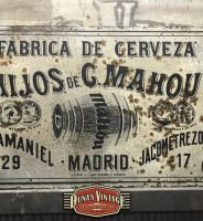 Chapa Metálica de HIJOS DE C.MAHOU