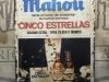 Chapa Metálica de  MAHOU CINCO ESTRELLAS