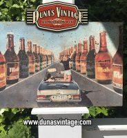 Chapa Metálica Mahou tamaño 60x38cm