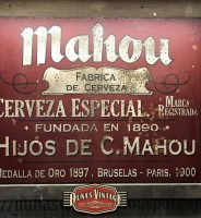 Chapa Metálica de  CERVEZAS MAHOU