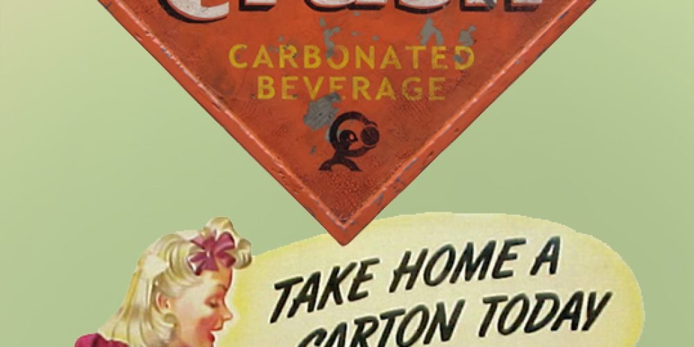 Cartel de Madera Orange-Crush 60´