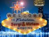 CARTEL WELCOME TO FABULOUS SERGI&MIRIAM WEDDING