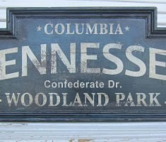 CARTEL DE MADERA TENNESSEE