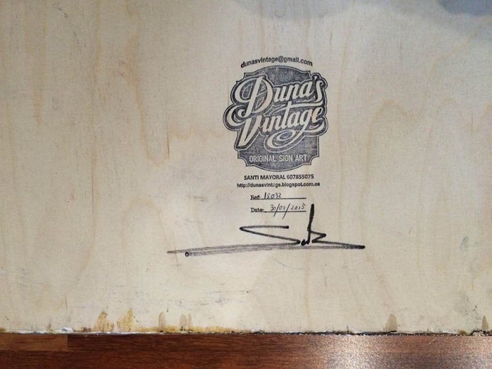 Sello como trabajo artesanal. 