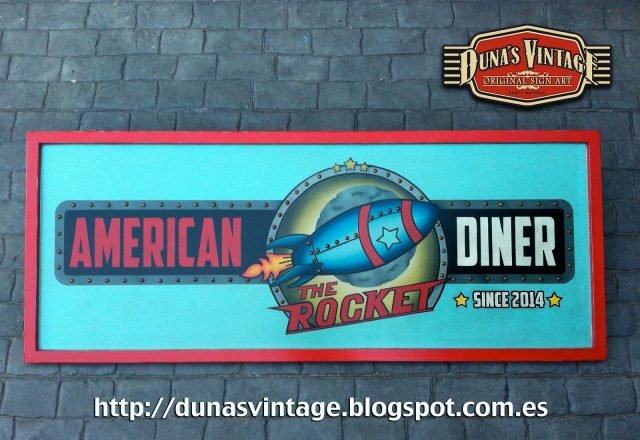 The Rocket American Diner, Las Rozas Madrid.