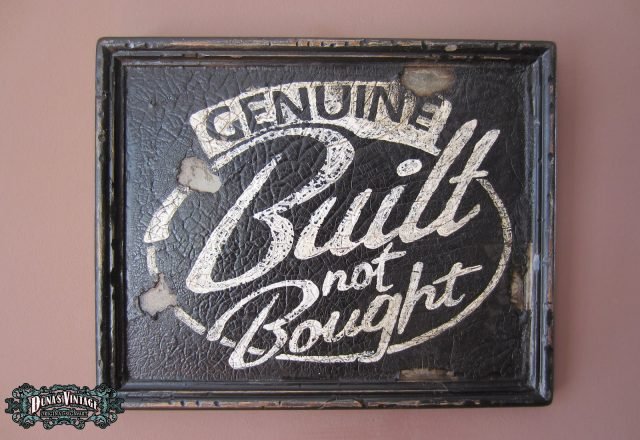 GENUINE BUILT not BOUGHT