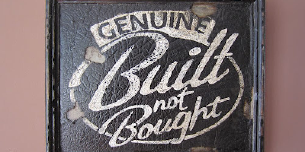 GENUINE BUILT not BOUGHT