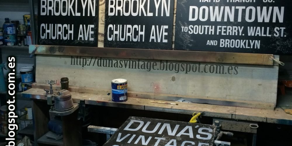 PLACA SMITH 9TH & BROOKLYN, Duna´s Vintage.