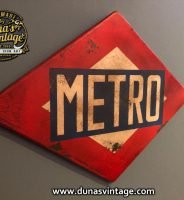 Placa METRO Madrid 35x50cm