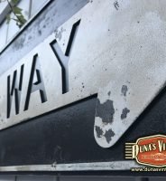 Cartel de Madera ONE WAY