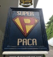 Cartel de Madera SUPER PACA