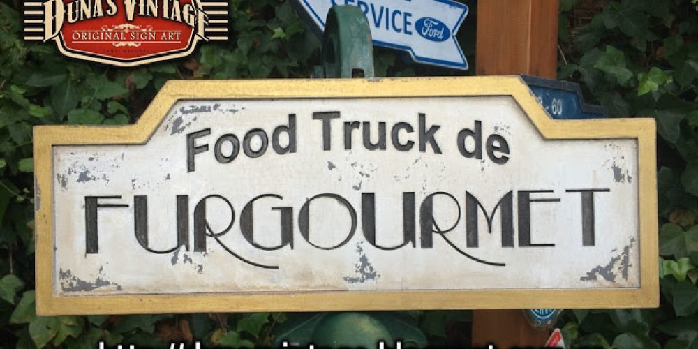 Placas Furgourmet Food Truck, Duna´s Vintage.