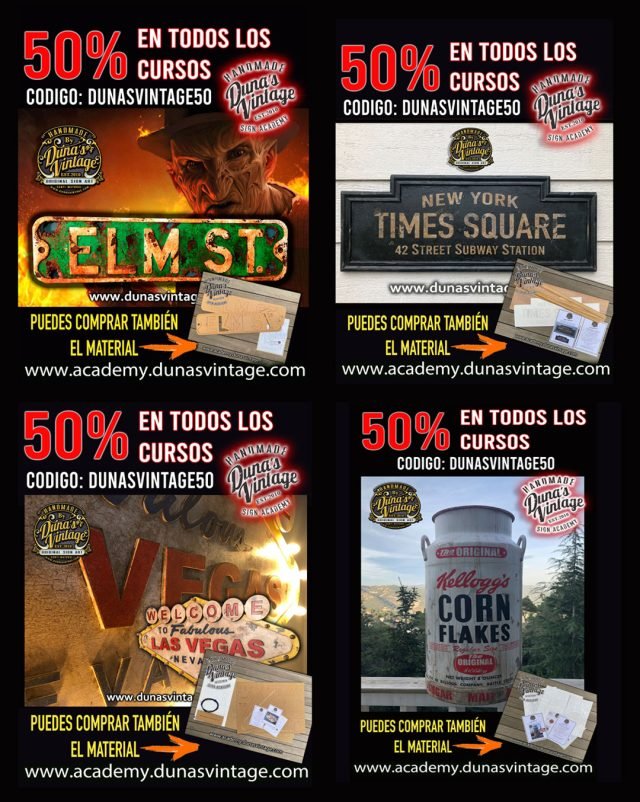 Regala Estas Fiestas un Curso de Duna´s Vintage Academy.