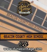 Cartel BEACON COUNTY HIGH SCHOOL, Teen Wolf.