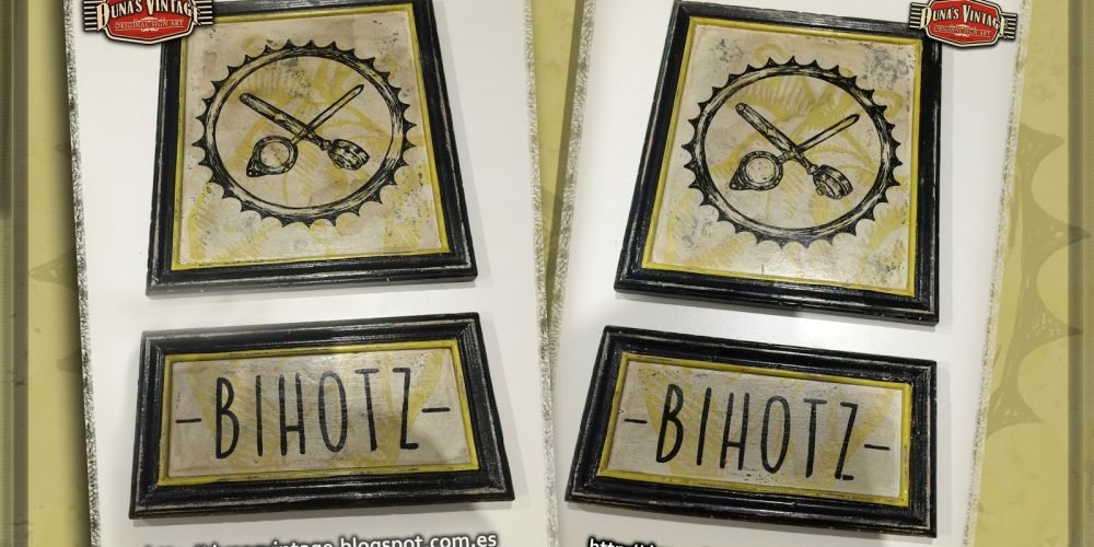 Cartel Banderola BIHOTZ (Bilbao) Duna´s Vintage.