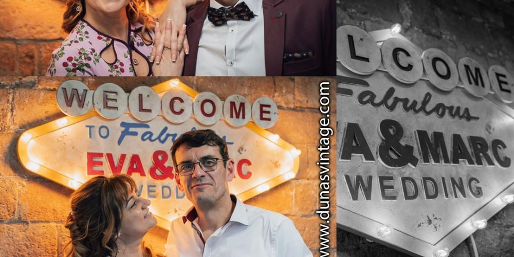 Cartel de boda EVA&MARC