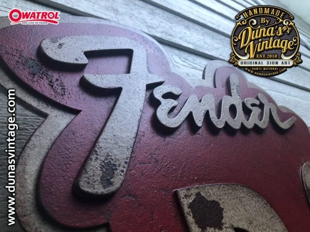 Cartel Fender ROAD WORN GUITARS & BASSES, Duna´s Vintage