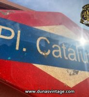 Placa Metro Pl. Catalunya tamaño 710x310mm.