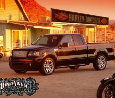 CARTEL DE MADERA HARLEY DAVIDSON