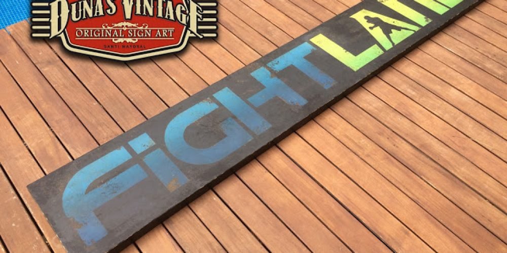 Cartel FIGHTLAND Madrid, Duna´s Vintage.