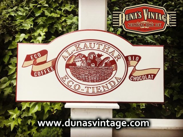 Cartel de Madera AL-KAUTHAR.