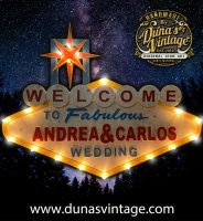 Cartel WELCOME To Famous ANDREA&CARLOS (Asturias)