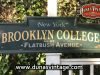 Cartel de Madera BROOKLYN COLLEGE
