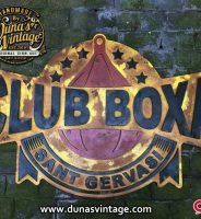 Cartel para exterior en PVC CLUB BOXA Sant Gervasi.