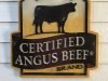CARTEL DE MADERA CERTIFIED ANGUS BEEF