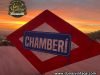 PLACA DE MADERA METRO CHAMBERÍ 55X33cm.