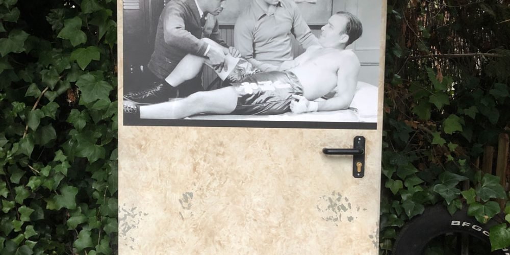 Puerta cortafuego para Club Boxa Sant Gervasi (Fisioterápia)