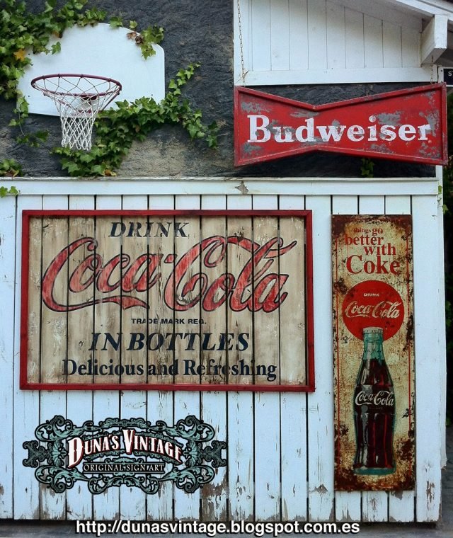 Pared Pintada Coca Cola, Duna´s Vintage