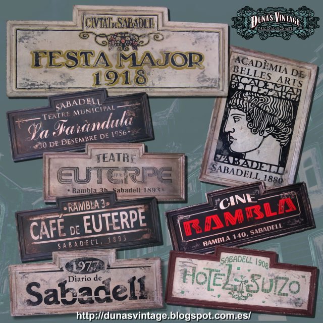 COLECCIÓN CARTELES ¨SABADELL CIUTAT¨
