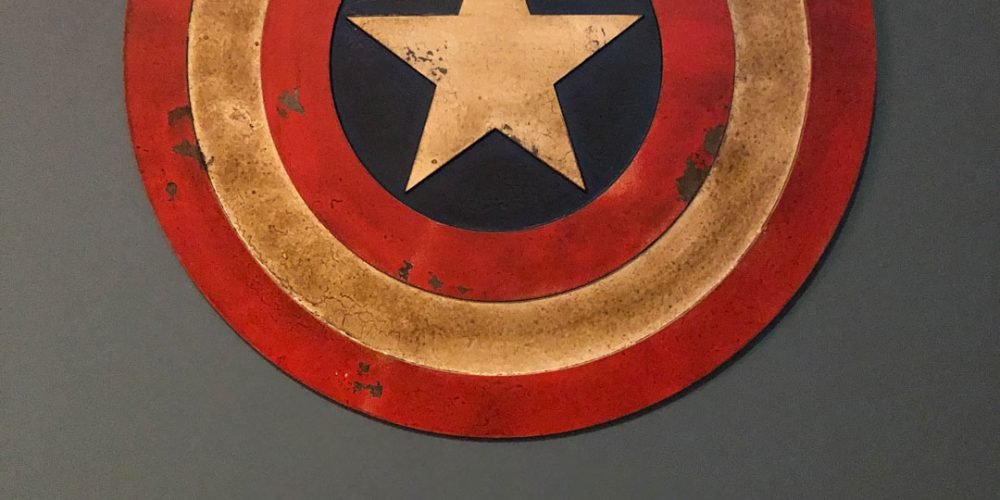 Escudo de madera CAPITAN AMERICA