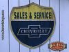 Cartel de madera CHEVROLET SALES & SERVICE