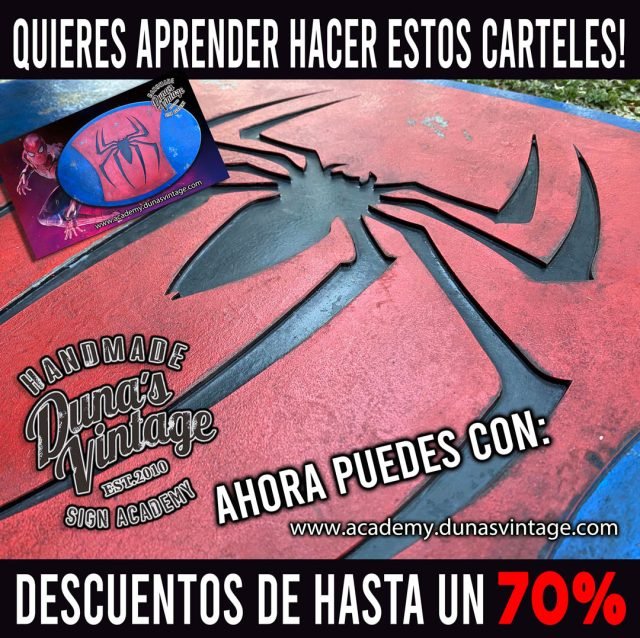 Escudo en Madera DM Spiderman 76x48cm.