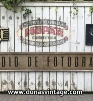Cartel de Madera ESTUDIO DE FOTOGRAFIA (MADRID)