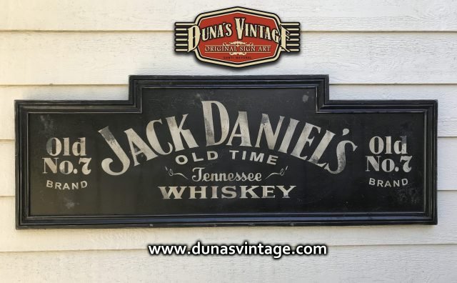 Cartel de Madera Jack Daniel´s tamaño 1520x550mm