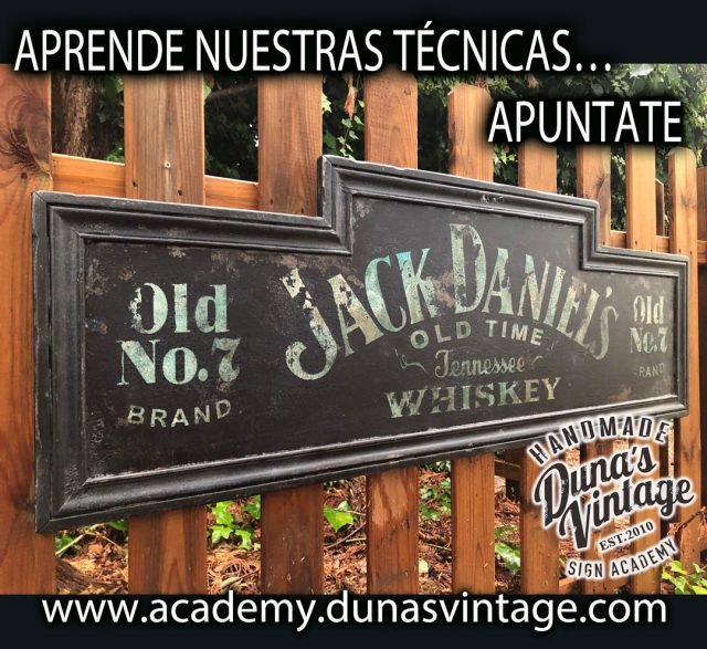 Aprende nuestras técnicas para hacer tu propio Cartel Jack Daniel´s
