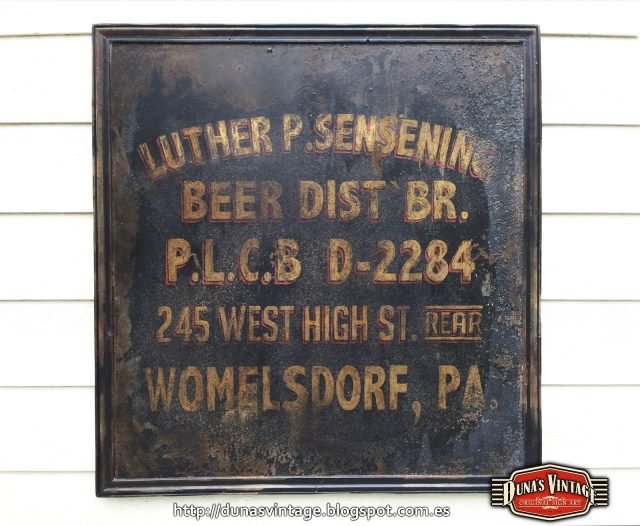 Réplica Cartel LUTHER P. SENSENING, Duna´s Vintage.