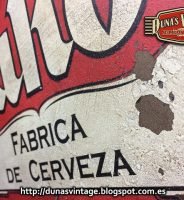 Chapa Metálica Mahou Cerveza Especial, Duna´s Vintage.
