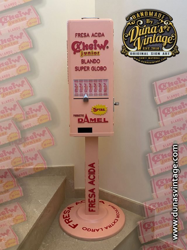 Máquina Personalizada de Chicles Cheiw Fresa Acida.