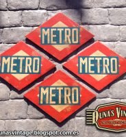 PLACA METRO MADRID, Duna´s Vintage.